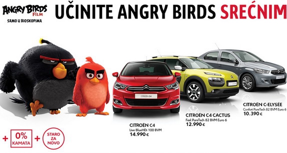 CITROËN i Angry Birds u akciji