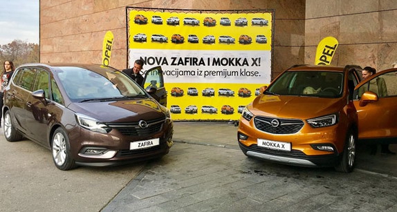 Opel Mokka X i nova Zafira stigli u Srbiju