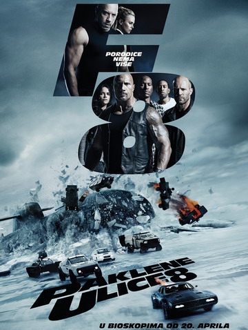 Paklene Ulice 8 (Fast & Furious 8) u bioskopima od 20. aprila