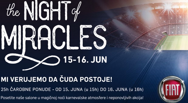 FCA Srbija: Noć u kojoj je sve moguće