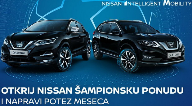 Šampionska ponuda za Nissan crossovere
