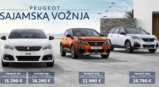 Peugeot sajamska ponuda 2020,